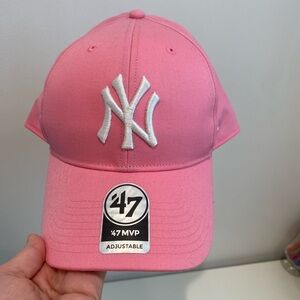 MLB Pink Adjustable Hat